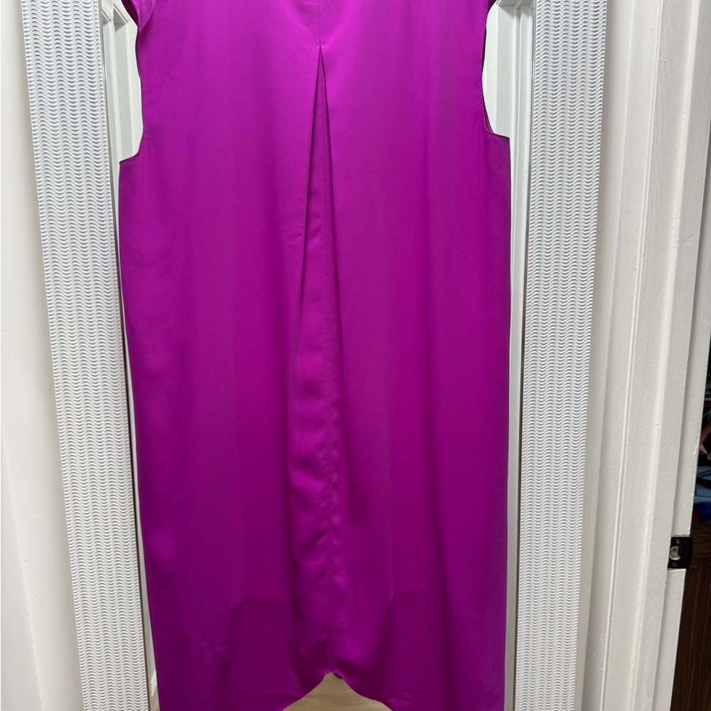 RACHEL Rachel Roy Vibrant Fuchsia High-Low Sleeveless Dress - Picture 2 of 4